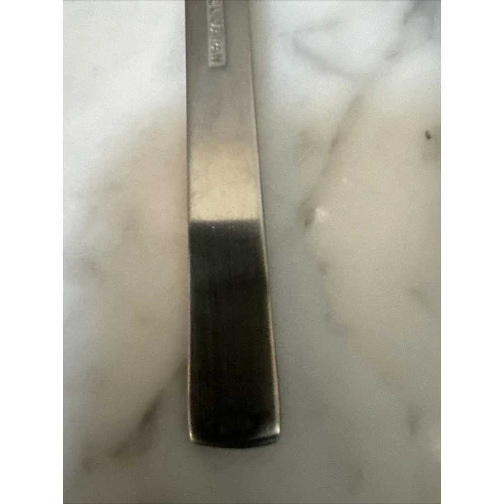 Stanley Roberts teaspoon Fruit Spoon 1960's Stainless Flatware Japan MCM‎ floral